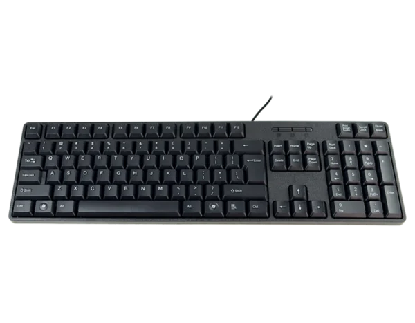 Czarna klawiatura przewodowa, blok numeryczny, membranowa, Plug&Play HDWR typerCLAW-PC100