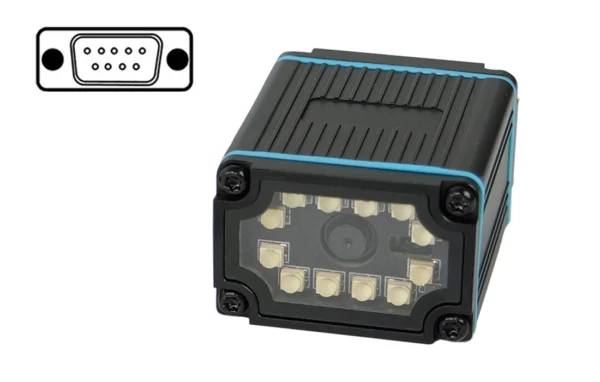 Skaner przemysłowy QR i kodów kreskowych stacjonarny IP65 na linię produkcyjną RS232 HD650