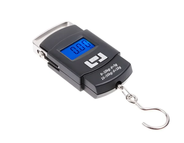 Waga z hakiem, ważenie bagażu do 50 kg, tarowanie wagi, kompaktowa, na baterie  HDWR wagPRO-H50B