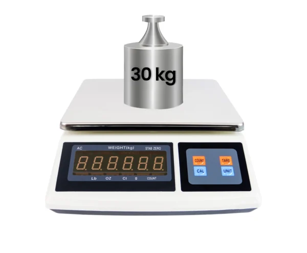 Waga sklepowa z wyświetlaczem, do 30 kg, funkcja tary, automatyczne wyłączanie HDWR wagPRO-S30