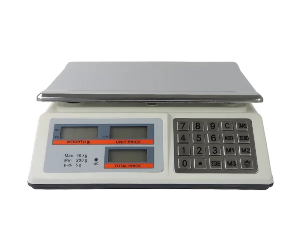 Waga sklepowa z platformą do 40 kilogramów HDWR wagPRO-S40A